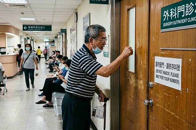 敲門催診、看診時滑手機、請醫生順便開其他科用藥，都是就醫時的地雷行為。（示意圖）