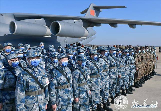 ‘ทัพฟ้าจีน’ ส่งฝูงบิน 8 ลำเสริมทัพต้านไวรัสในอู่ฮั่น