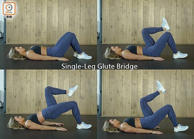 Single-Leg Glute Bridge（胡振文攝）