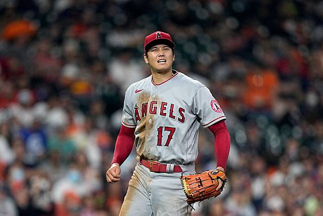 大谷翔平本季第2次叩關10勝失敗。(達志影像資料庫)