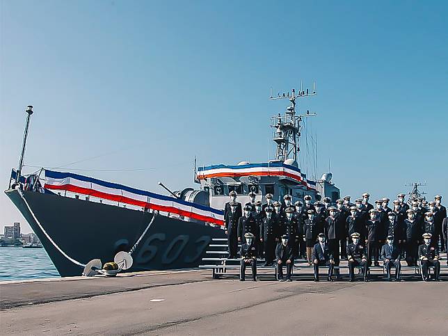 乘風破浪26載　錦江軍艦塗銷「603」舷號除役