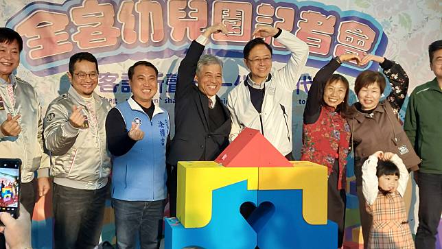 桃園市全客語幼兒園暨全國客家日記者會。圖：李春台攝