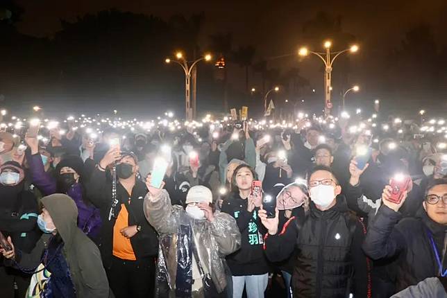 ▲民眾黨在自由廣場舉行「111拒絕綠色威權 還我司法正義」活動。（圖／NOWnews攝影中心）