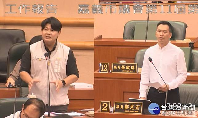 嘉義市議員鄭光宏盼市府能克服困難，提供更多社區長者共餐場所／陳致愷翻攝