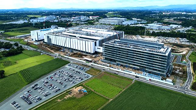 台積電 JASM 工廠位在熊本縣菊陽町，參與當地湛水計畫。（照片出處／富士新聞網)