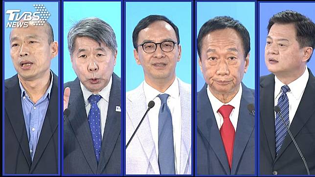 國民黨總統初選參選人。圖／TVBS