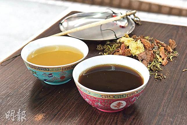 虛寒慎服——五花茶是民間常用來清熱祛濕的涼茶，但脾胃虛寒、體無實熱人士慎服。（資料圖片）