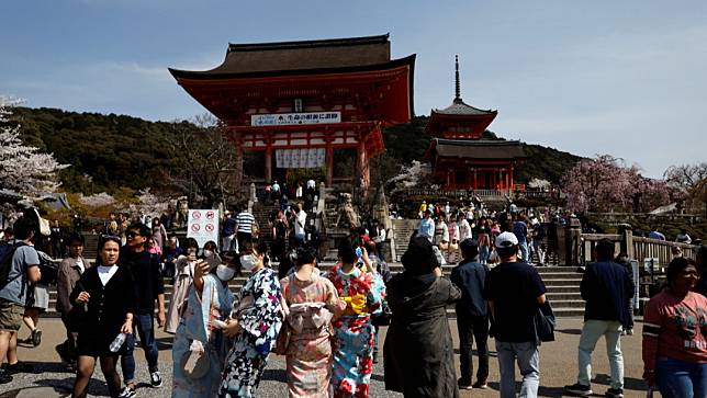 2023年3月30日，京都清水寺。路透社