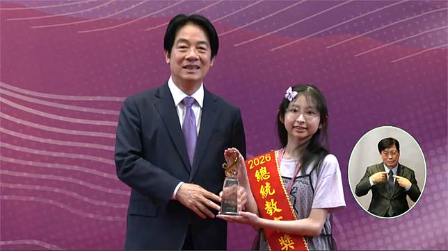 「我的人生和病痛一起前進…」兩位抗癌女孩獲總統教育獎　致詞惹哭全場