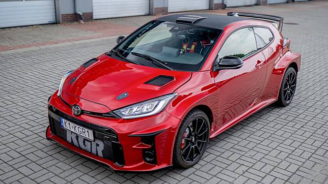 GR Yaris Proto的車體造型除了爆龜輪拱之外沒有太大差異。(圖片來源/ 翻攝自FB@GR Yaris Proto)