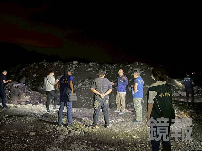 專案小組漏夜查緝現行犯。台中地檢署提供
