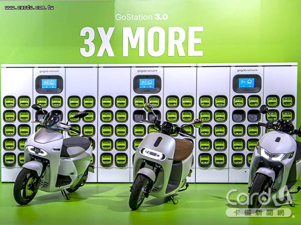 GoStation 3.0電池交換站能儲放更高數量電池、充電效率更高，提供人口稠密區供電(圖/Gogoro　提供)