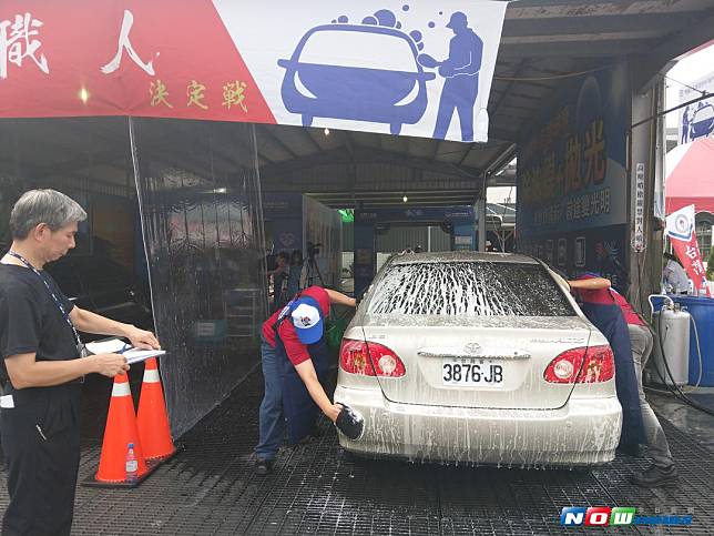 ▲增進洗車技術，中油首度舉辦洗車達人競賽。（圖／中油提供）