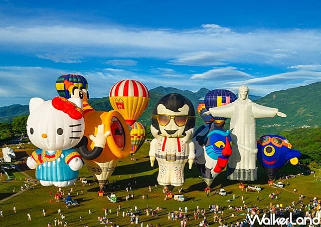台灣國際熱氣球嘉年華 / WalkerLand窩客島整理提供 未經許可，不得轉載