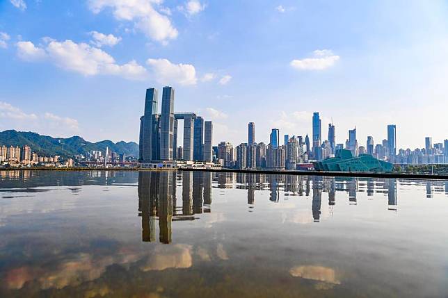 This photo taken on Aug. 20, 2024 shows a city view of southwest China's Chongqing Municipality. (Xinhua/Wang Quanchao)