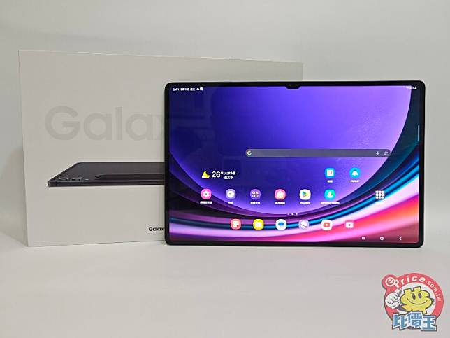 超旗艦安卓平板Samsung Galaxy Tab S9 Ultra 鍵盤套裝組開箱實測