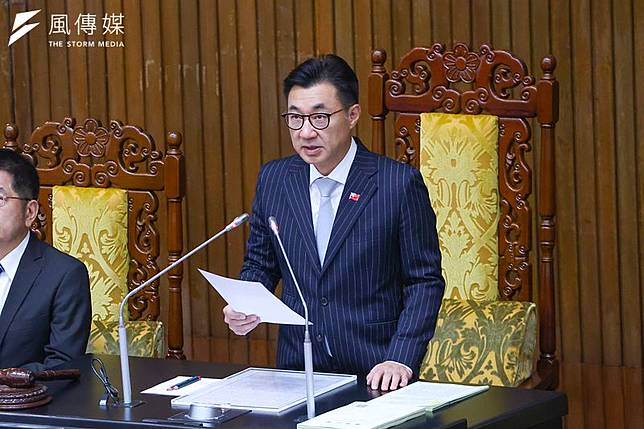 立法院會6日原預計處理「軍人待遇條例」，副院長江啟臣宣布各黨團有最新共識。（顏麟宇攝）