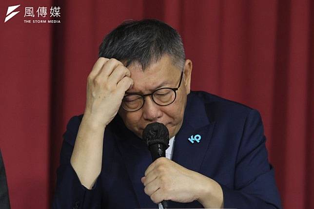 台灣民眾黨總統參選人柯文哲對「藍白合」直言，「（國民黨）不看民調又只想當正的，去死吧」。（柯承惠攝）