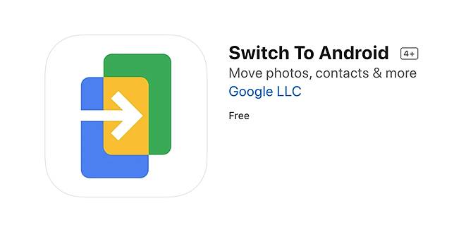 Google Switch to Android app