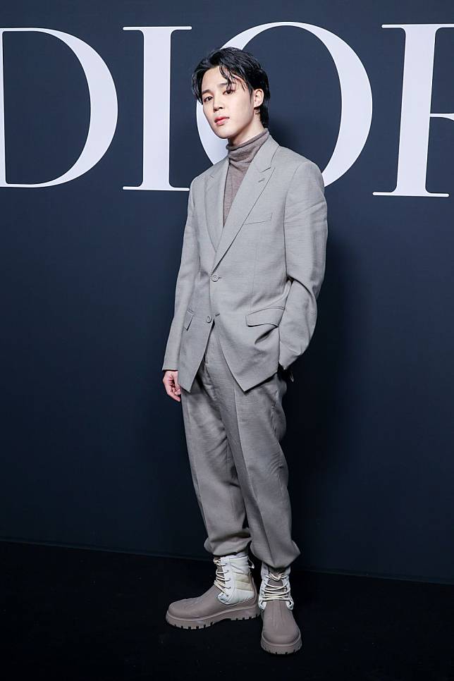 Jimin of BTS at the Dior Men fall/winter 2023 show (Photo: Getty Images)