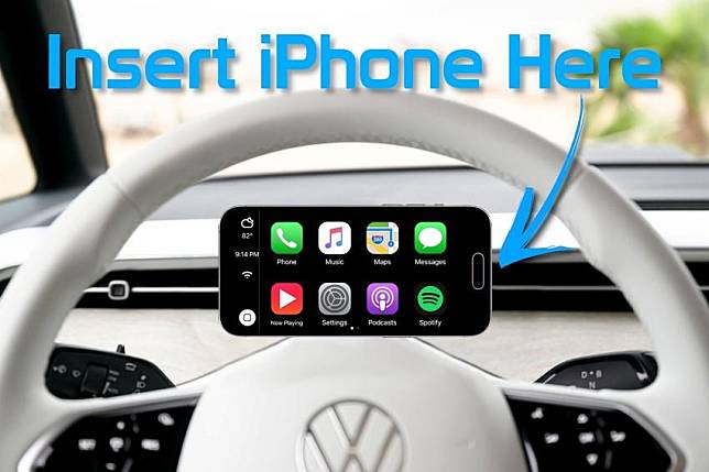 未來 Volkswagen 的車款有望以手機或平板電腦作為儀表板使用。