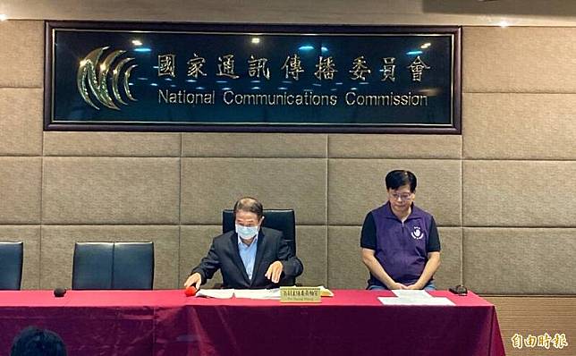 國家通訊傳播委員會(NCC)發言人翁柏宗今天於例行記者會說明。(記者陳心瑜攝)