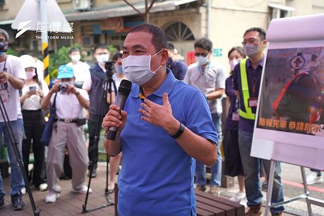 新北市長侯友宜表示，任期內有很多的建設大家可以攜手合作，好好和市民一起拚，好好的做事情。（圖／新北市水利局提供）