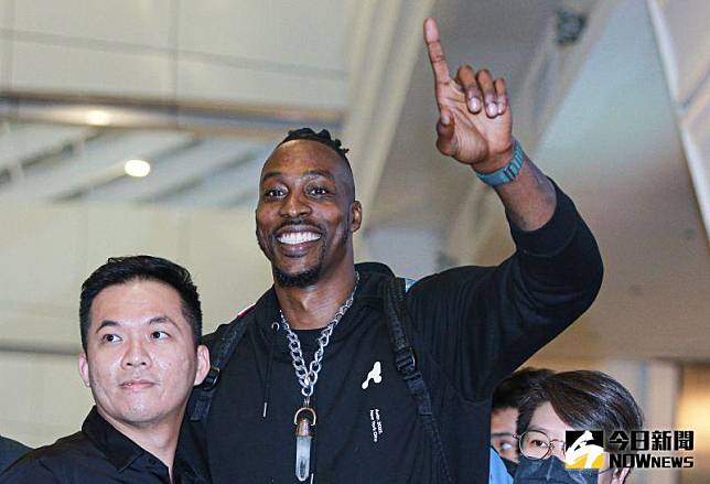 ▲NBA「魔獸」霍華德（Dwight Howard）抵台。（圖／記者葉政勳攝 , 2022.11.10）