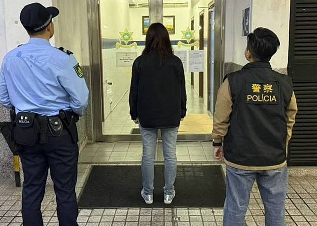 涉案香港女子被拘捕。