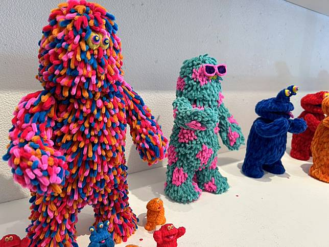 GINZA Gallery G2 Takuma FUJISAKI藤崎琢磨mogols alien_ Pipe Cleaner_2023 (圖/高雄藝術博覽會提供)