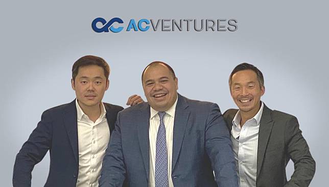 AC Ventures founding partners (from left to right); Michael Soerijadji, Pandu Sjahrir, and Adrian Li. Courtesy of AC Ventures.