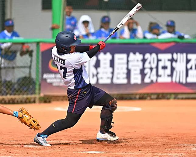 中華隊新生代重砲葉貴萍拿下打點王。 （圖：中華壘協提供）