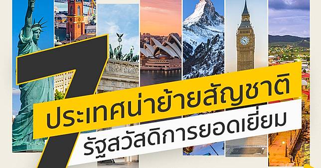 7 ประเทศน่าย้ายสัญชาติ ที่น่าย้ายเข้าไปอยู่ มาดูวิธีย้ายไปอยู่กัน