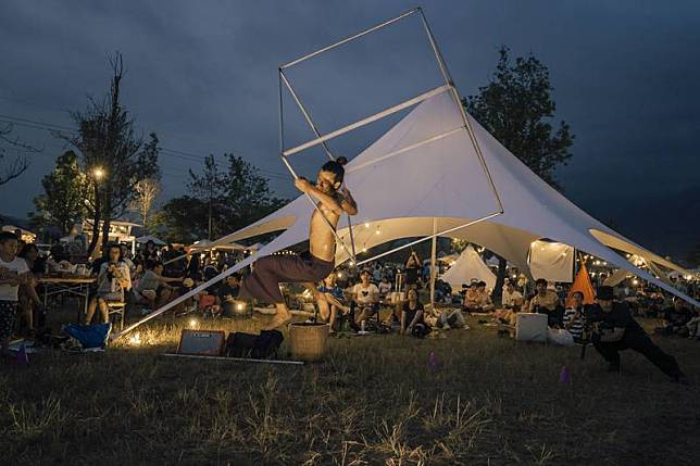 「2025屏東北野祭PP Festival」於3月14日一連3天登場，縣府規劃戶外大型活動，可體驗車露及紮營，還有超過20組團隊演出，活動免費入場，邀請民眾一起感受高樹鄉魅力。圖為2024年屏東北野祭活動情況。（屏東縣政府提供）中央社記者李卉婷傳真 114年2月26日