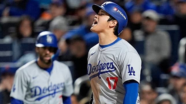 MLB／大谷翔平連續兩場開轟！ 道奇10：2敲暈大都會率先聽牌 （圖／美聯社）