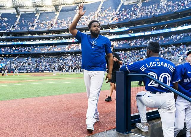 多倫多藍鳥當家一壘手葛雷諾（Vladimir Guerrero Jr.）今年賽季結束後即將成為自由球員。法新社