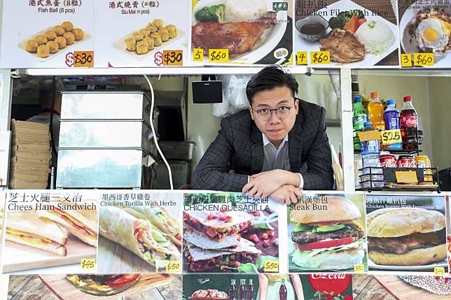 Gordon Lam, chairman of the Hong Kong Food Truck Federation, is exploring the possibility of running in September’s Legislative Council elections. Photo: Xiaomei Chen