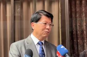 ▲國民黨立委謝龍介說，表演要適可而止。（圖／翻攝畫面）