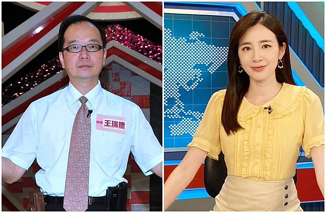 主播王乃伃被瘋傳跟名嘴王瑞德是父女關係。（圖／張祐銘攝、王乃伃臉書）