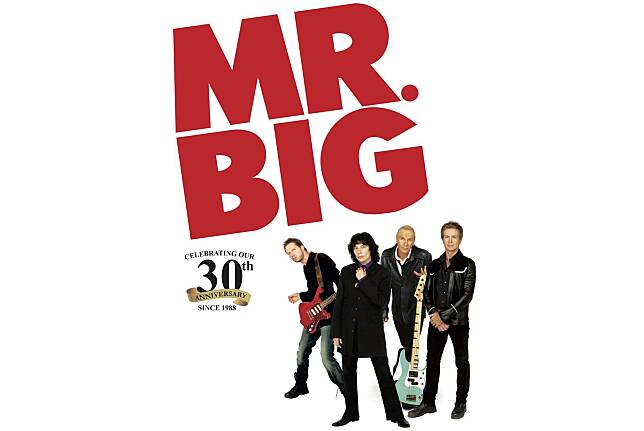 大人物樂團（MR.BIG）14日將在臺開唱。（搖滾帝國提供）