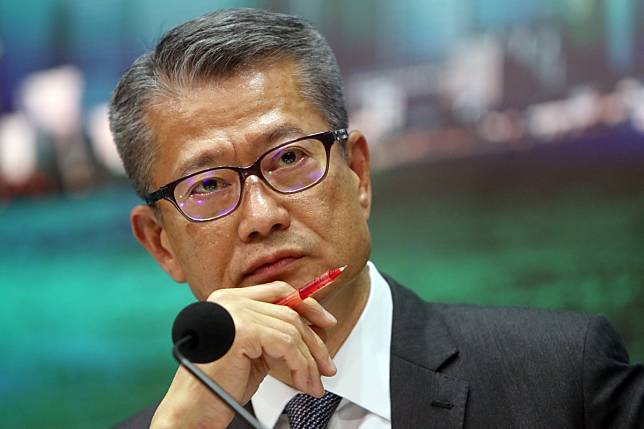 Financial Secretary Paul Chan Mo-po yesterday announced a HK$2 billion package to bolster employment and support enterprises. Photo: Winson Wong