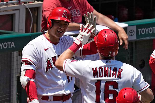 大谷翔平今日再度開轟，本季第31轟出爐。（AP）