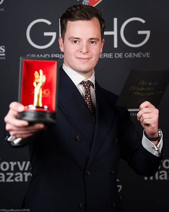 Rémy Cools won the prize for Horological Revelation at the GPHG (Photo: courtesy of Rémy Cools)