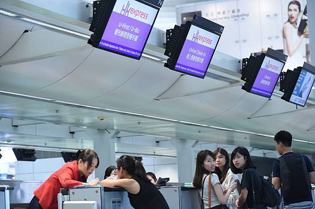 香港快運航空宣布航班取消延誤。