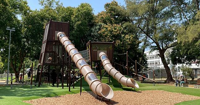 【特公盟專欄】台中市后里森林公園搖籃遊戲場，新興遊戲超有趣