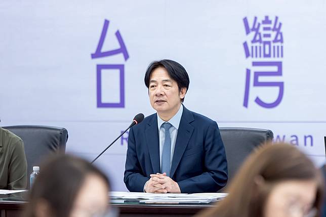 賴清德總統27日主持「全社會防衛韌性委員會第3次委員會議」。(圖：總統府)