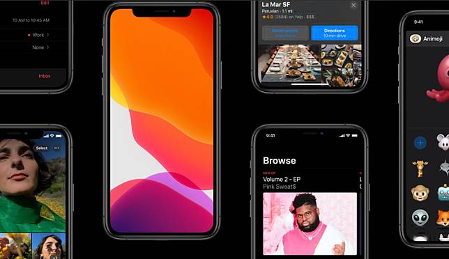 蘋果官方釋出「iOS 13.1.3」更新版，為iOS 13上架以來第5個系統更新。   圖：翻攝自Apple官網