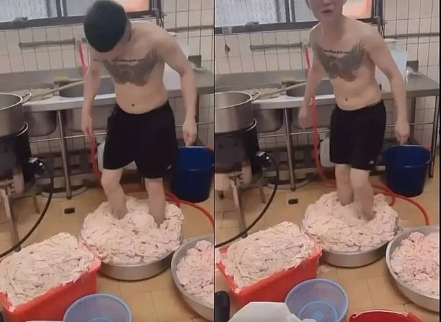「幫雞皮去角質」影片炎上！業者稱是報廢食材　食安處出手稽查