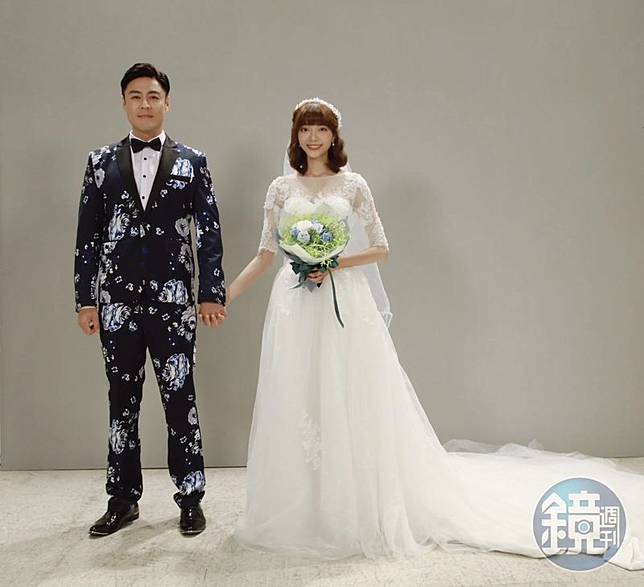 周宇柔演出《市井豪門》被封台八女神，劇中和劉至翰結婚。（民視提供）