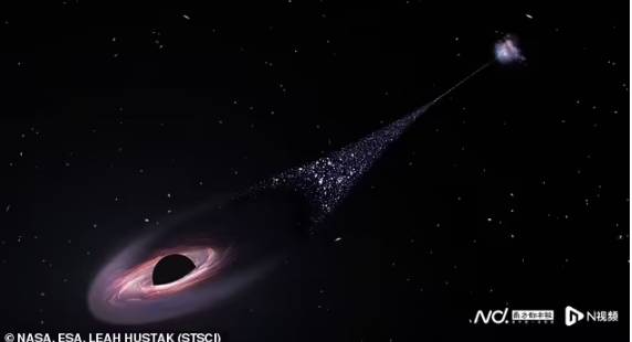 天文學家最近在對宇宙進行觀測時，發現一種奇妙的現象，數百條神祕宇宙絲線指向銀河系中心超大質量黑洞。(示意圖) 圖 : 翻攝自NASA